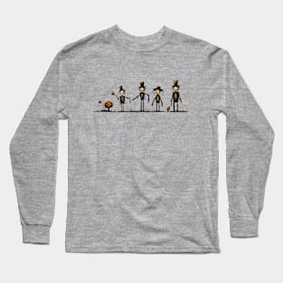 Spooky Halloween Scarecrow Family Long Sleeve T-Shirt